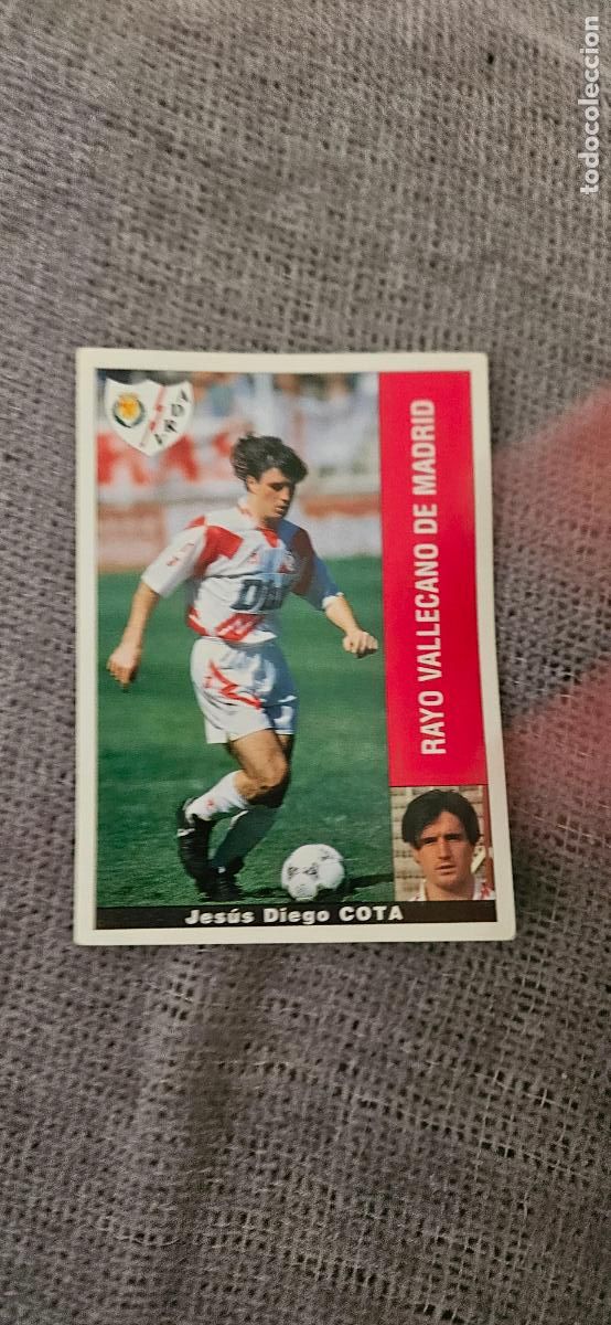 Cromos de F&uacute;tbol: cota rayo vallecano 1995 1996 95 96 SIN PEGAR