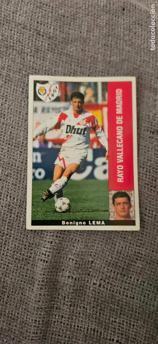 Cromos de F&uacute;tbol: lema rayo vallecano 1995 1996 95 96 SIN PEGAR