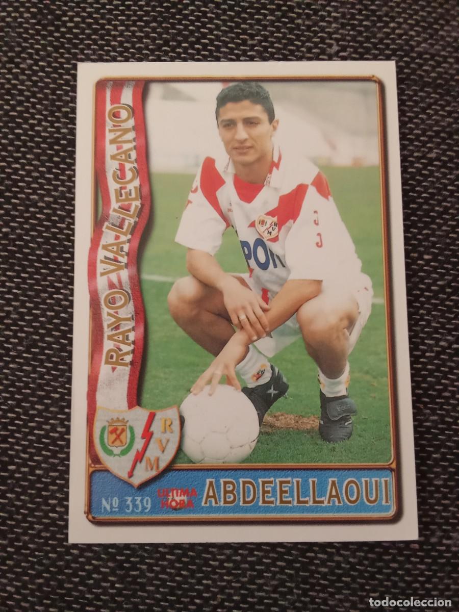 Cromos de F&uacute;tbol: 339 abdeellaoui rayo vallecano &uacute;ltima hora las fichas de la liga 96-97