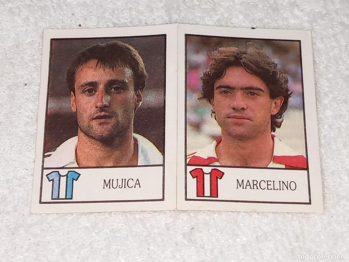 Cromos de F&uacute;tbol: BOLLYCAO PANRICO : ANTIGUO CROMO N&ordm; 239 250 - BOLLY FUTBOL 87 - 88 MUJICA Y MARCELINO SIN PEGAR