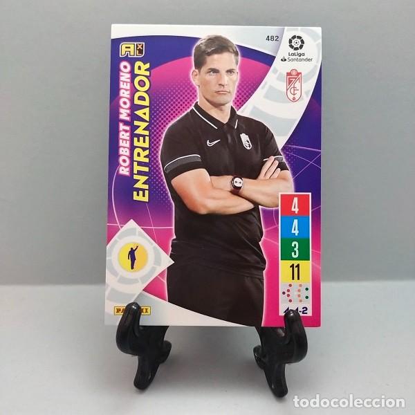 Fu&szlig;ball-Sticker: 482 ROBERT MORENO GRANADA CF CROMO FICHA ADRENALYN XL LIGA 2021-22 PANINI 2021 2022 21 22 ENTRENADOR