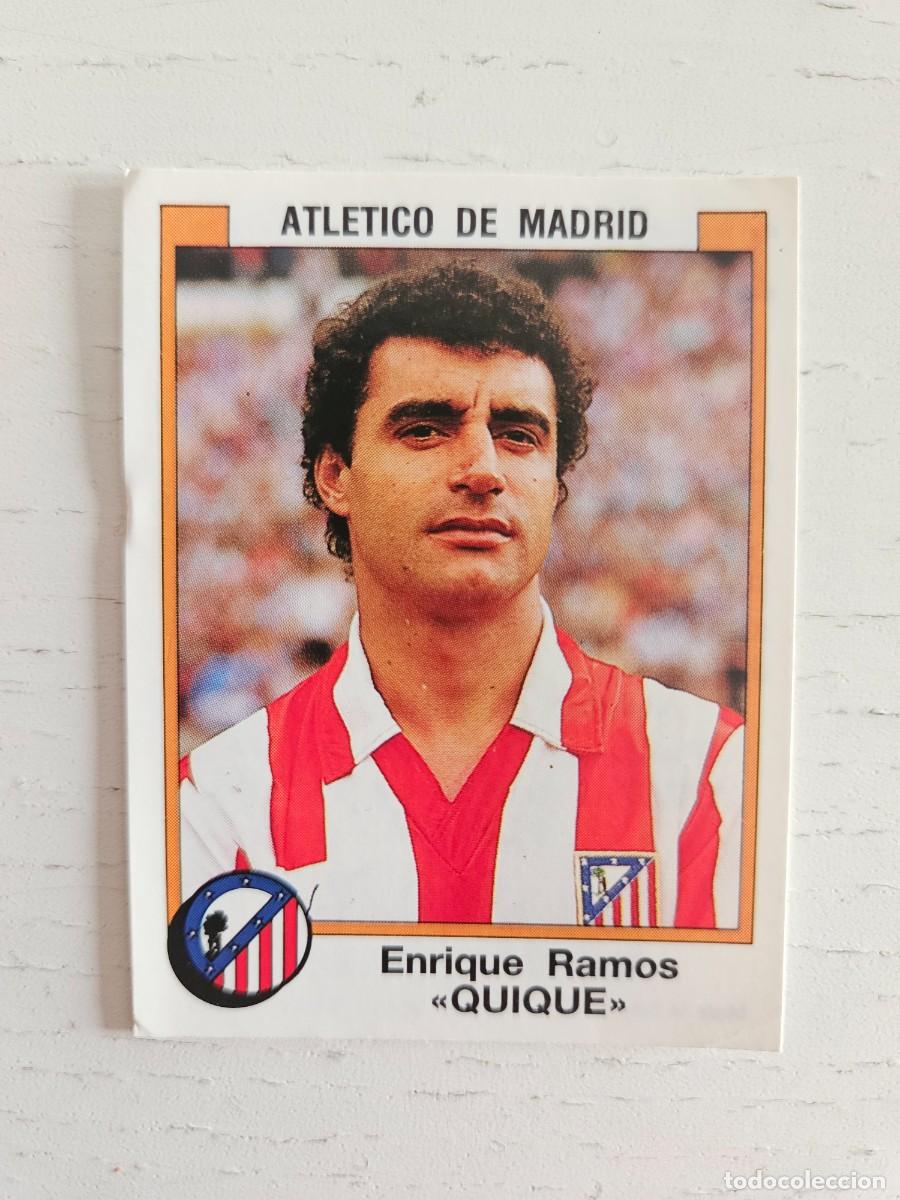 Figurine di Calcio: QUIQUE ATLETICO DE MADRID FUTBOL 88 PANINI - CROMO 30 - LIGA 87 88 &ndash; NUEVO SIN PEGAR