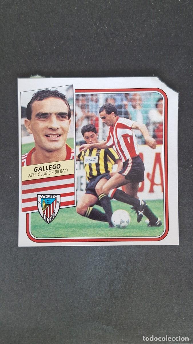 Fu&szlig;ball-Sticker: L2 GALLEGO ATHLETIC CLUB DE BILBAO LIGA ESTE 1989 1990 89 90 RECUPERADO DESPEGADO