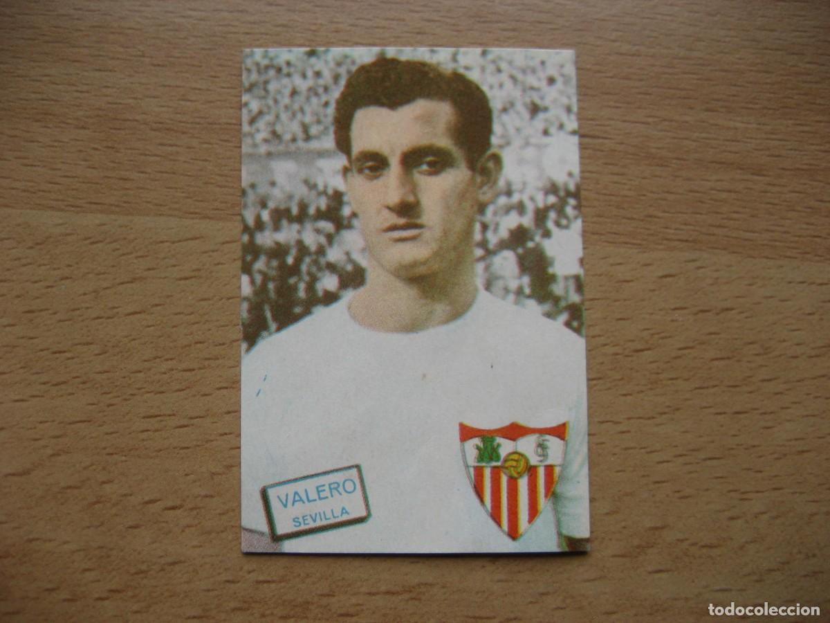 Fu&szlig;ball-Sticker: CROMO F&Uacute;TBOL: VALERO - SEVILLA C.F. - CAMPEONATO DE LIGA 1961/62 - FHER - DISGRA