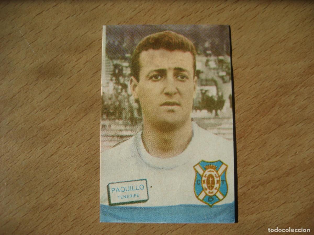 Figurine di Calcio: CROMO F&Uacute;TBOL: PAQUILLO - TENERIFE - CAMPEONATO DE LIGA 1961/62 - FHER - DISGRA