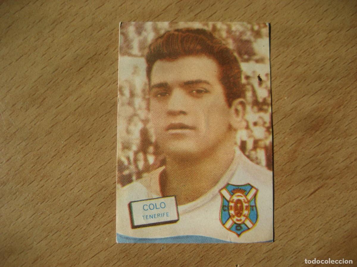 Figurine di Calcio: CROMO F&Uacute;TBOL: COLO - TENERIFE - CAMPEONATO DE LIGA 1961/62 - FHER - DISGRA