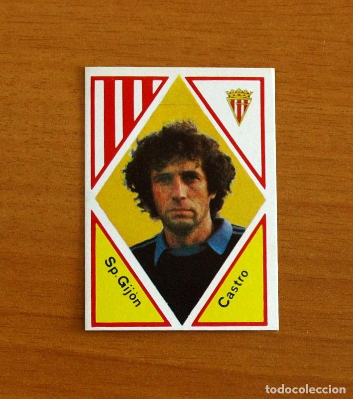 Cromos de F&uacute;tbol: Sporting de Gij&oacute;n - N&ordm; 93 Castro - Editorial Maga 1983-1984, 83-84 - Nunca pegado