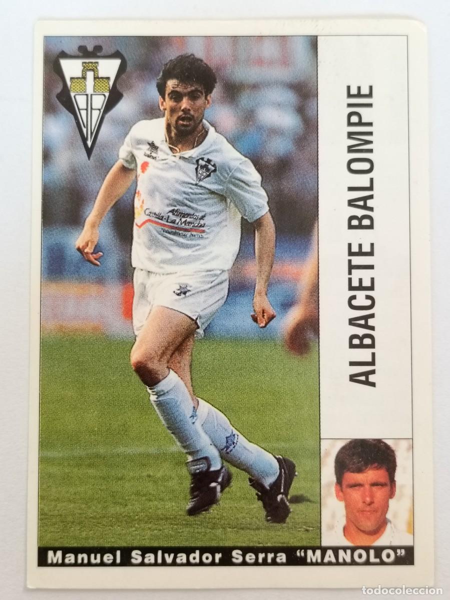 Fu&szlig;ball-Sticker: MANOLO ALBACETE BALOMPIE LIGA 95/96 PANINI