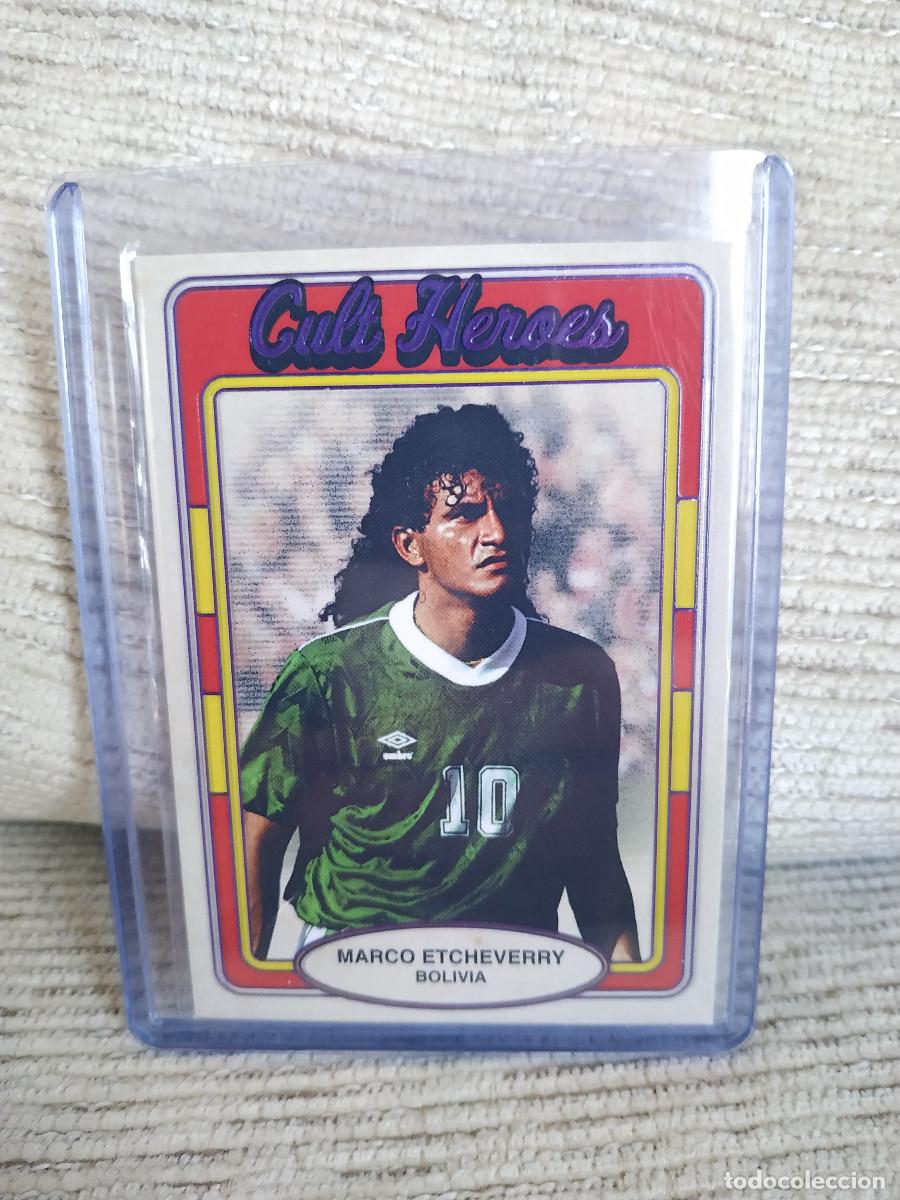 Cromos de F&uacute;tbol: Marco Etcheverry. Bolivia. Cult Heroes. Futera. 15/15