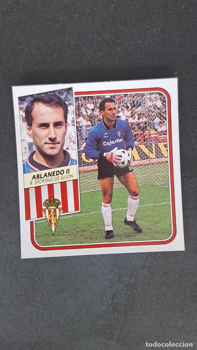 Cromos de F&uacute;tbol: L2 ABLANEDO II SPORTING DE GIJON LIGA ESTE 1989 1990 89 90 RECUPERADO DESPEGADO