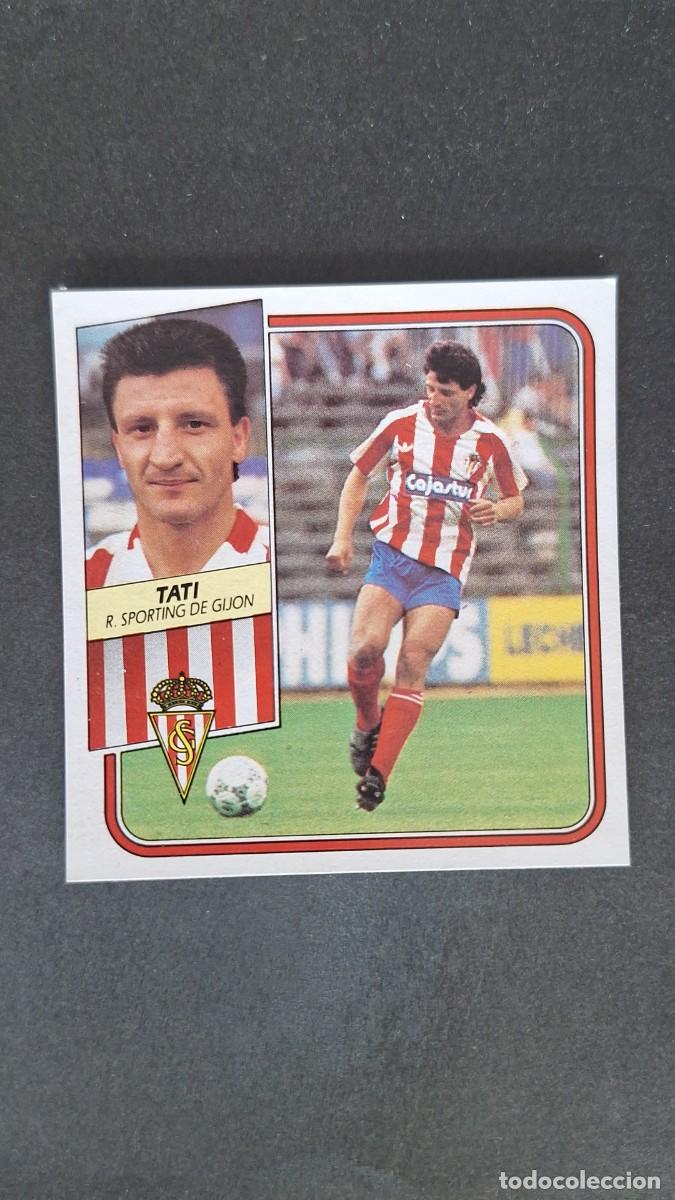 Cromos de F&uacute;tbol: L2 TATI SPORTING DE GIJON LIGA ESTE 1989 1990 89 90 RECUPERADO DESPEGADO