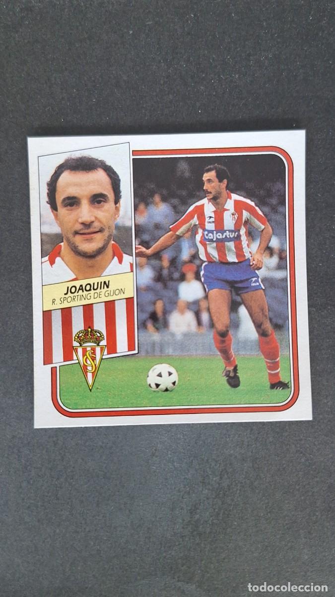 Figurine di Calcio: L2 JOAQUIN SPORTING DE GIJON LIGA ESTE 1989 1990 89 90 RECUPERADO DESPEGADO