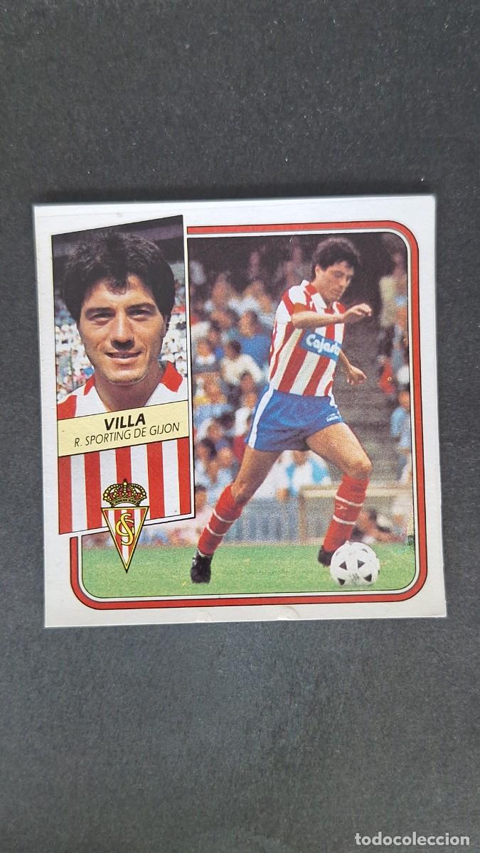 Cromos de F&uacute;tbol: L2 VILLA SPORTING DE GIJON LIGA ESTE 1989 1990 89 90 RECUPERADO DESPEGADO