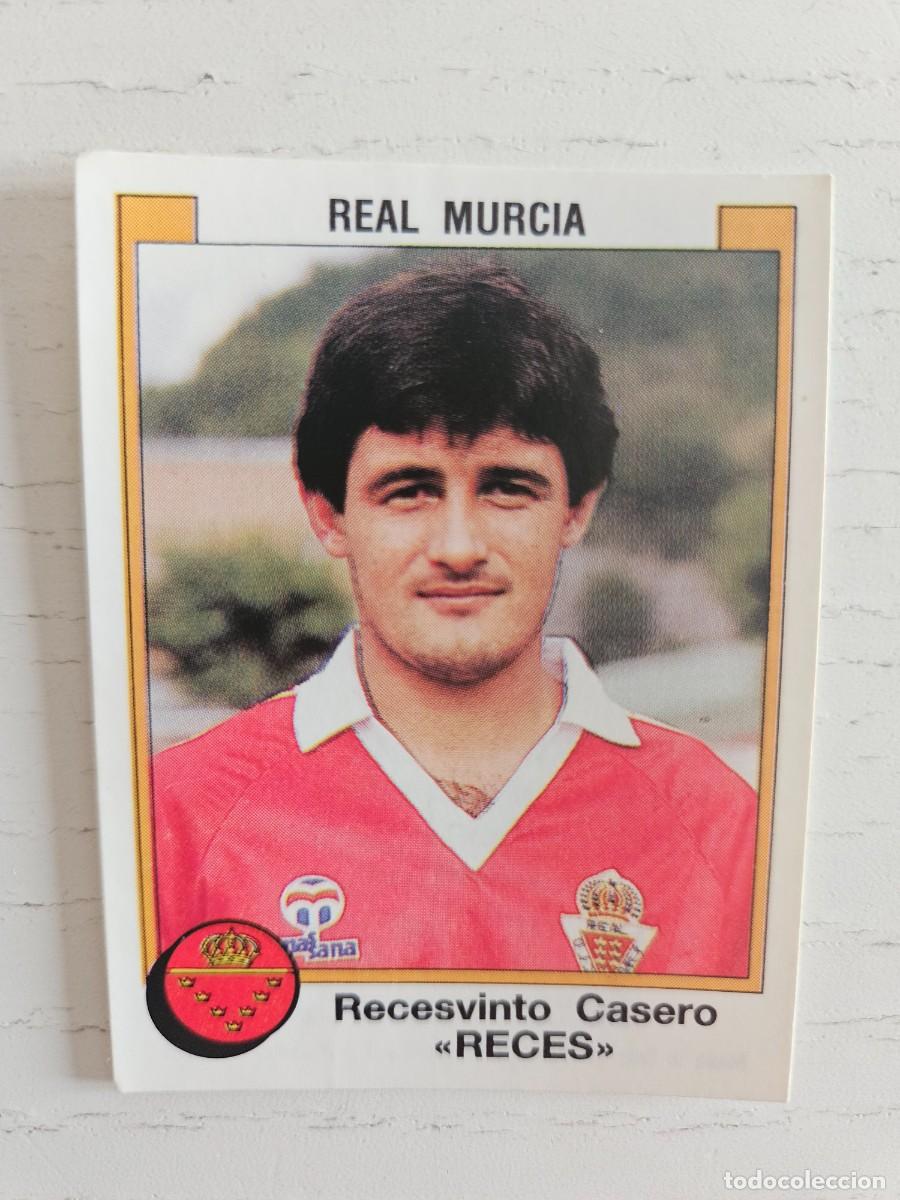 Figurine di Calcio: 247 RECES REAL MURCIA SIN PEGAR PANINI FUTBOL 1987 1988 87 88 NO LIGA ESTE