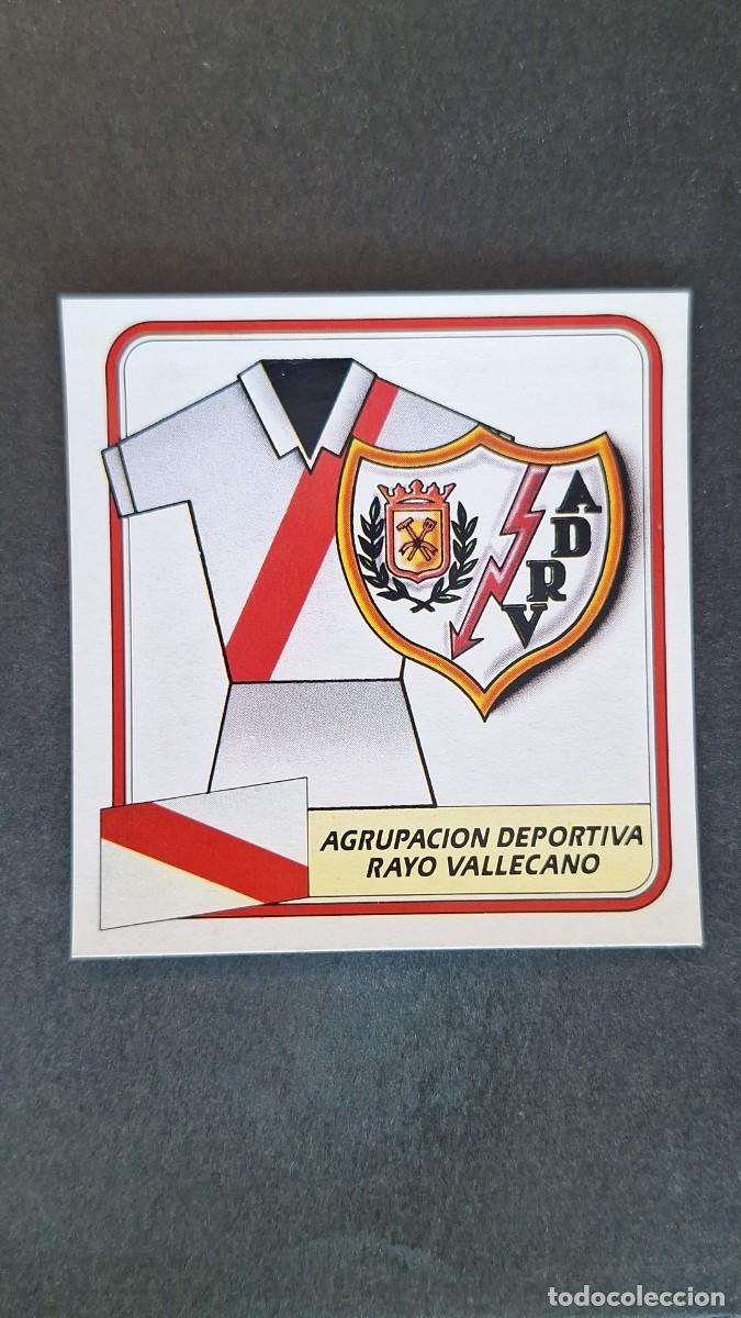Cromos de F&uacute;tbol: L2 ESCUDO RAYO VALLECANO LIGA ESTE 1989 1990 89 90 RECUPERADO DESPEGADO