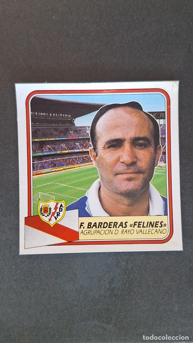 Cromos de F&uacute;tbol: L2 FELIX BARDERAS FELINES ENTRENADOR RAYO VALLECANO LIGA ESTE 1989 1990 89 90 RECUPERADO DESPEGADO