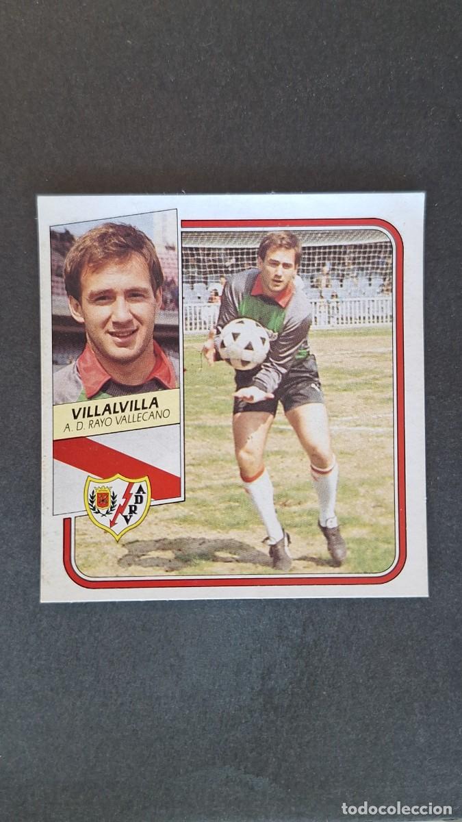Cromos de F&uacute;tbol: L2 VILLALVILLA RAYO VALLECANO LIGA ESTE 1989 1990 89 90 RECUPERADO DESPEGADO