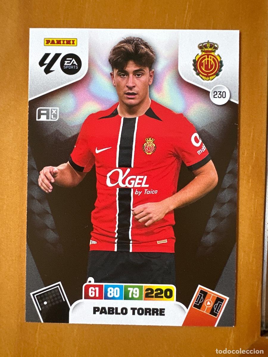 Cromos de f&uacute;tbol: 230 Pablo Torre, RCD Mallorca, Panini Adrenalyn XL La Liga 2025 2026 25 26