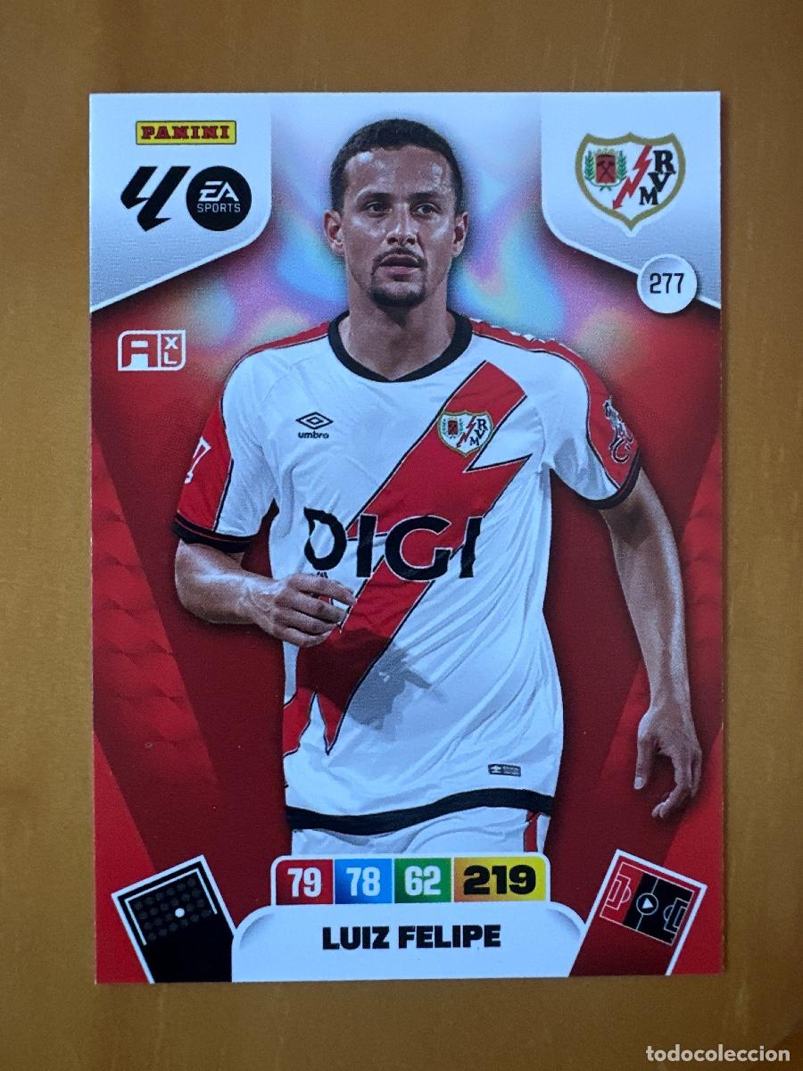 Cromos de F&uacute;tbol: 277 Luiz Felipe, Rayo Vallecano, Panini Adrenalyn XL La Liga 2025 2026 25 26