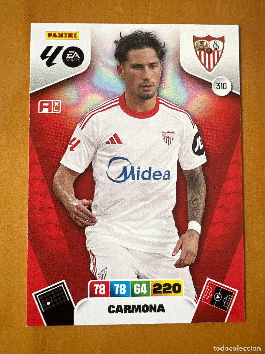 Cromos de f&uacute;tbol: 310 Jos&eacute; &Aacute;ngel Carmona, Sevilla FC, Panini Adrenalyn XL La Liga 2025 2026 25 26