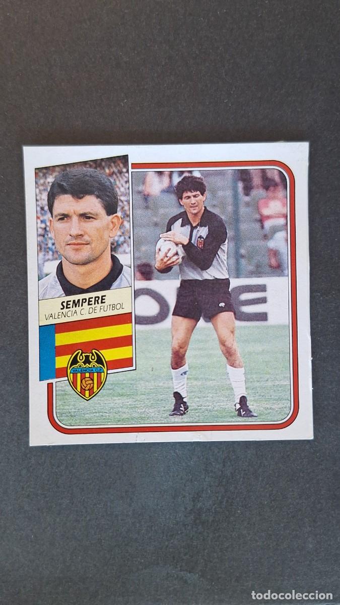 Figurine di Calcio: L2 SEMPERE VALENCIA C. F. LIGA ESTE 1989 1990 89 90 RECUPERADO DESPEGADO