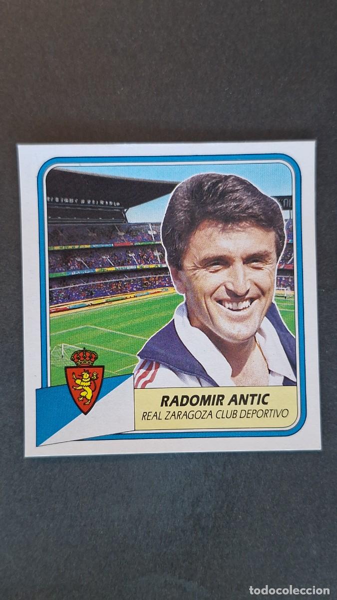 Cromos de F&uacute;tbol: L2 RADOMIR ANTIC ENTRENADOR REAL ZARAGOZA LIGA ESTE 1989 1990 89 90 RECUPERADO DESPEGADO