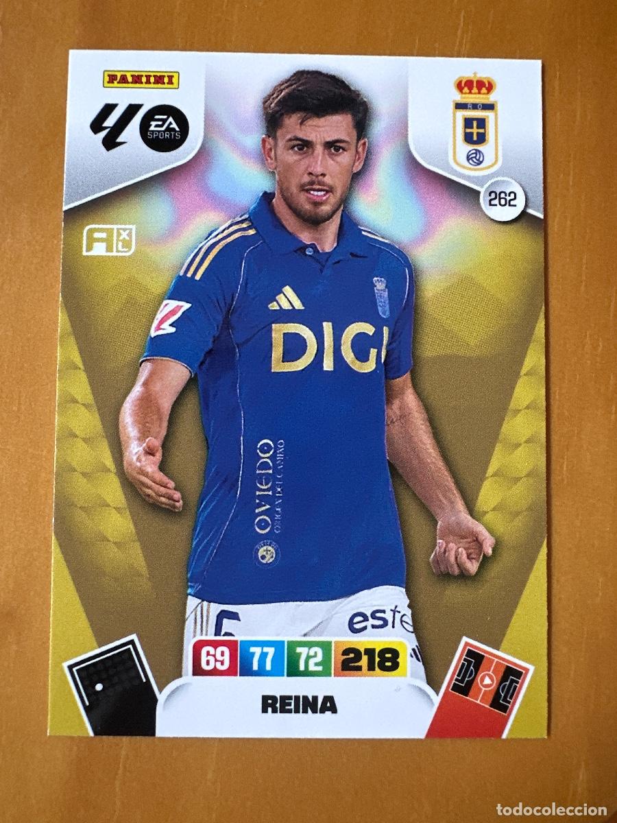Cromos de f&uacute;tbol: 262 Alberto Reina, Real Oviedo, Panini Adrenalyn XL La Liga 2025 2026 25 26