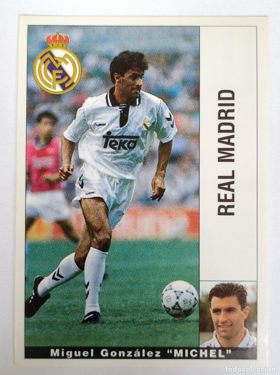 Figurine di Calcio: MICHEL REAL MADRID C.F. LIGA 95/96 PANINI
