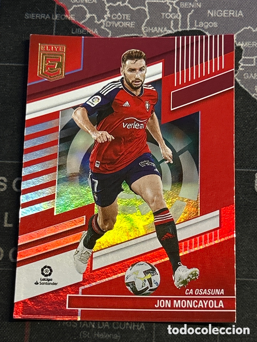 Cromos de f&uacute;tbol: 35 JON MONCAYOLA (OSASUNA) RED LISO PANINI DONRUSS ELITE 2022 2023 22 23