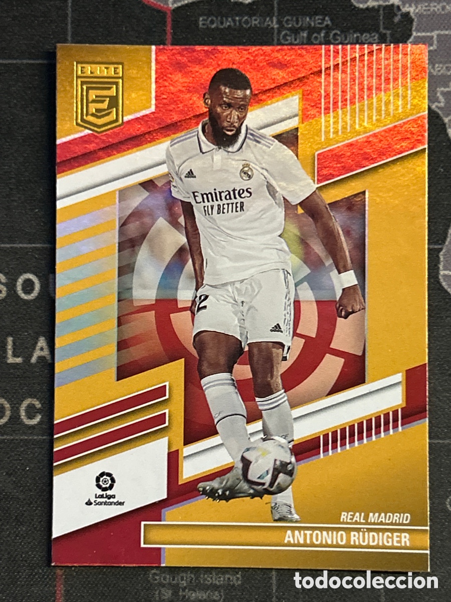 Cromos de f&uacute;tbol: 141 ANTONIO RUDIGER (REAL MADRID) RED LISO PANINI DONRUSS ELITE 2022 2023 22 23