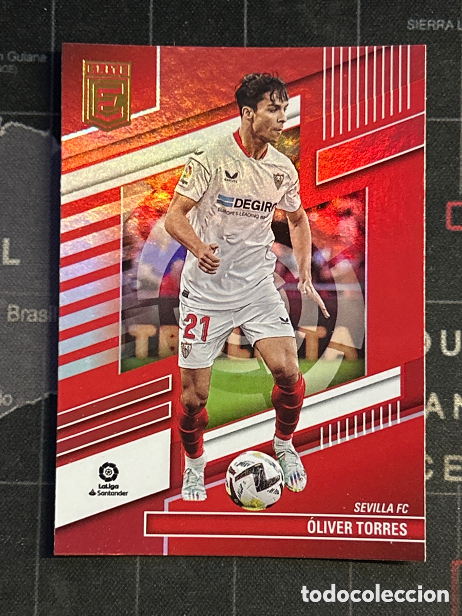 Cromos de f&uacute;tbol: 179 OLIVER TORRES (SEVILLA) RED LISO PANINI DONRUSS ELITE 2022 2023 22 23