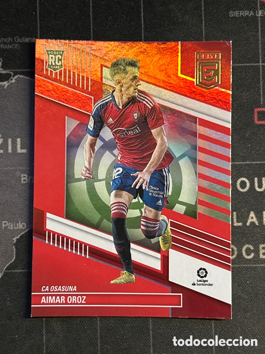 Cromos de f&uacute;tbol: 201 AIMAR OROZ (OSASUNA) RED LISO PANINI DONRUSS ELITE 2022 2023 22 23 ROOKIE