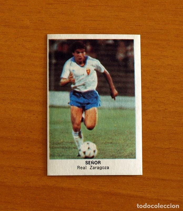 Cromos de F&uacute;tbol: Real Zaragoza - Se&ntilde;or - Cromos Cano 1983-1984, 83-84 - Nunca pegado
