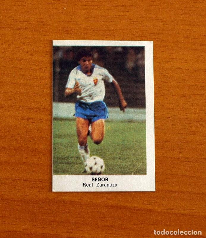Cromos de F&uacute;tbol: Real Zaragoza - Se&ntilde;or - Cromos Cano 1983-1984, 83-84 - Nunca pegado