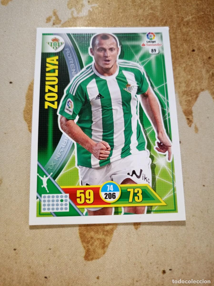 Fu&szlig;ball-Sticker: Betis 89 ZOZULYA Adrenalyn 2016-17