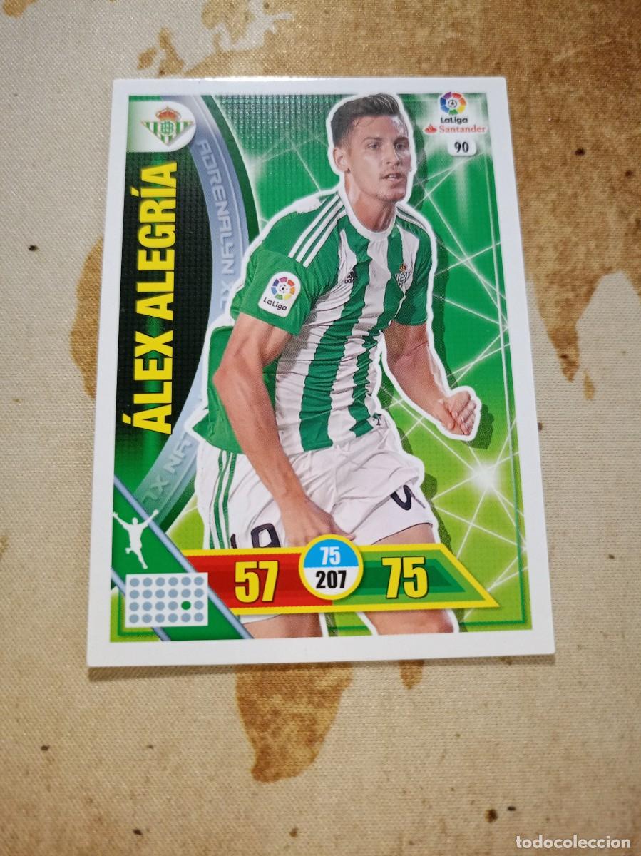 Fu&szlig;ball-Sticker: Betis 90 &Aacute;LEX ALEGR&Iacute;A Adrenalyn 2016-17