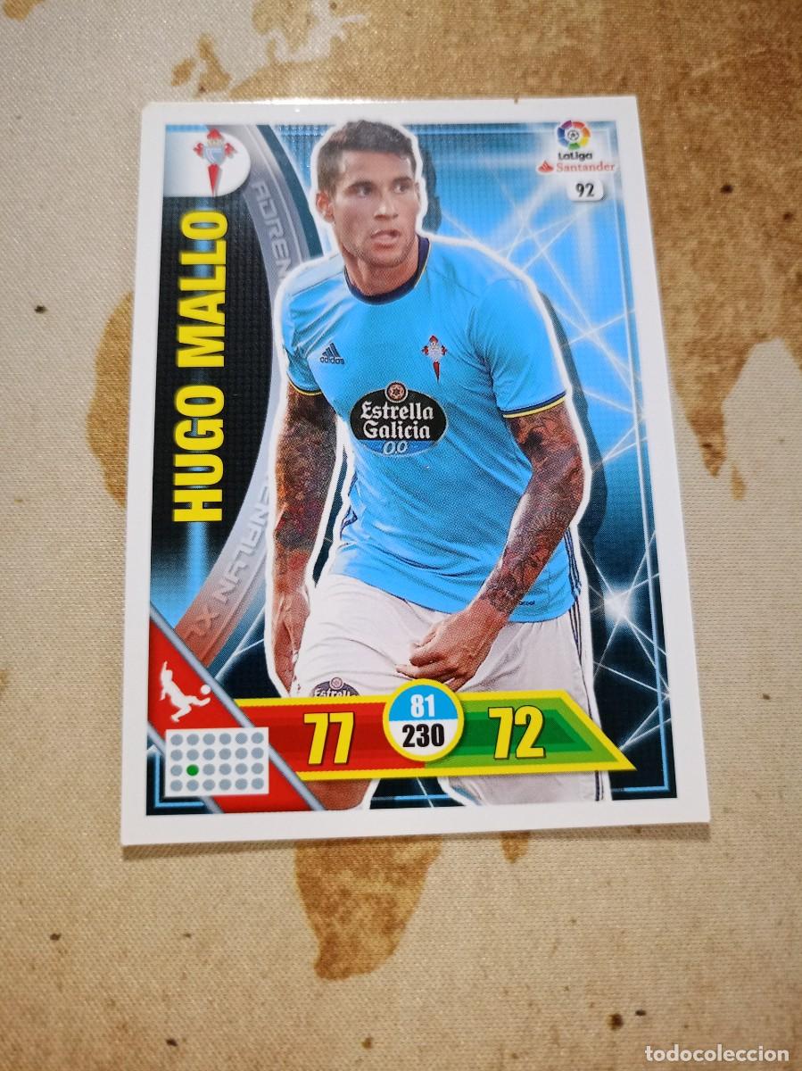 Fu&szlig;ball-Sticker: Celta 92 HUGO MALLO Adrenalyn 2016-17