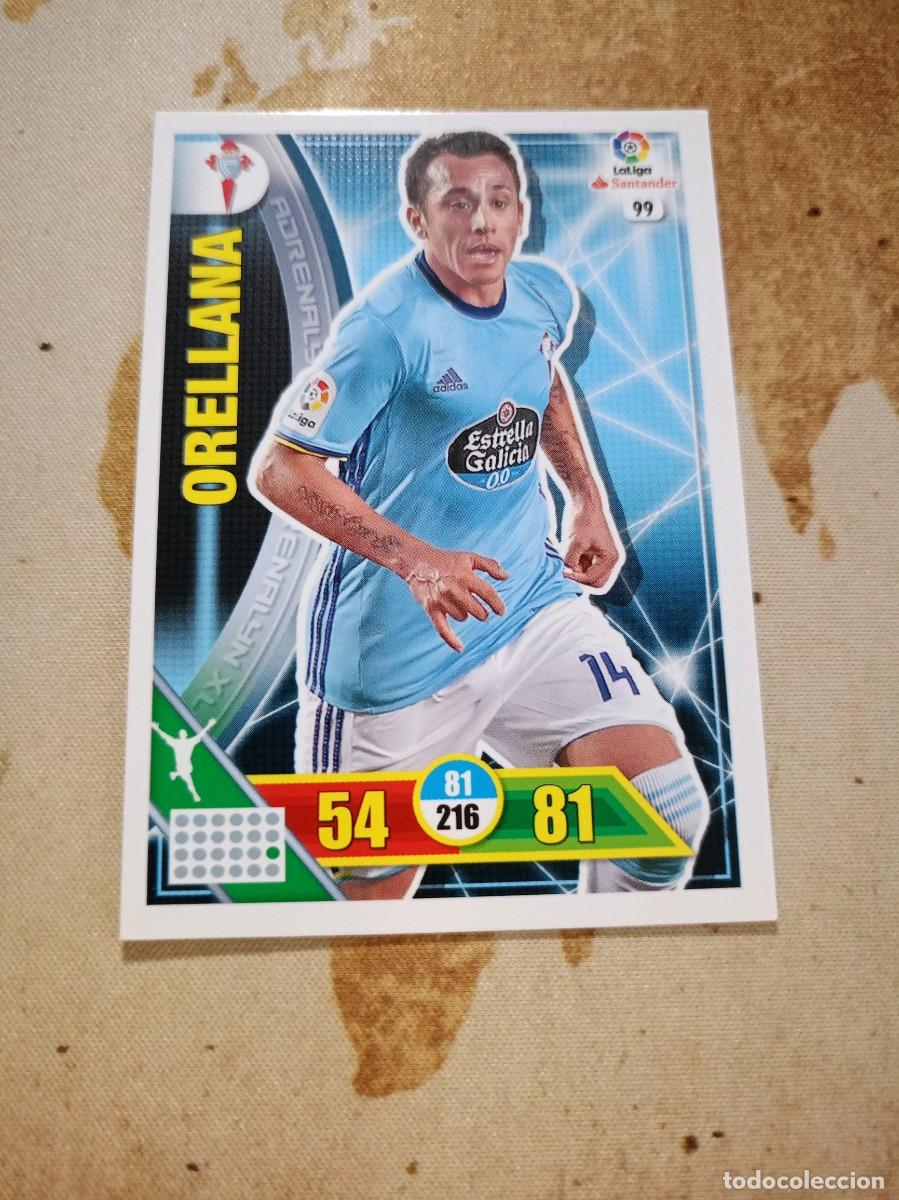 Cromos de f&uacute;tbol: Celta 99 ORELLANA Adrenalyn 2016-17 - Foto 1