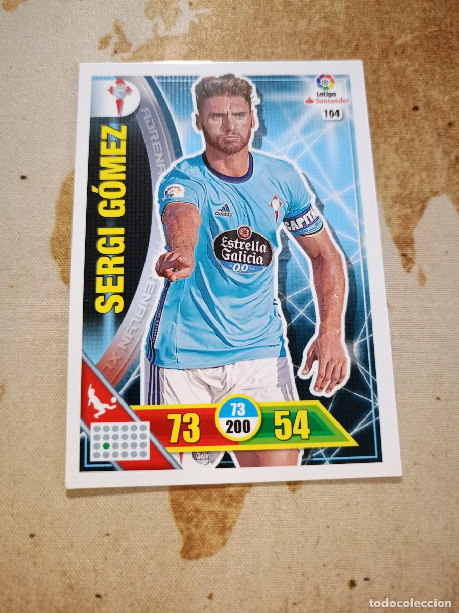 Figurine di Calcio: Celta 104 SERGI G&Oacute;MEZ Adrenalyn 2016-17