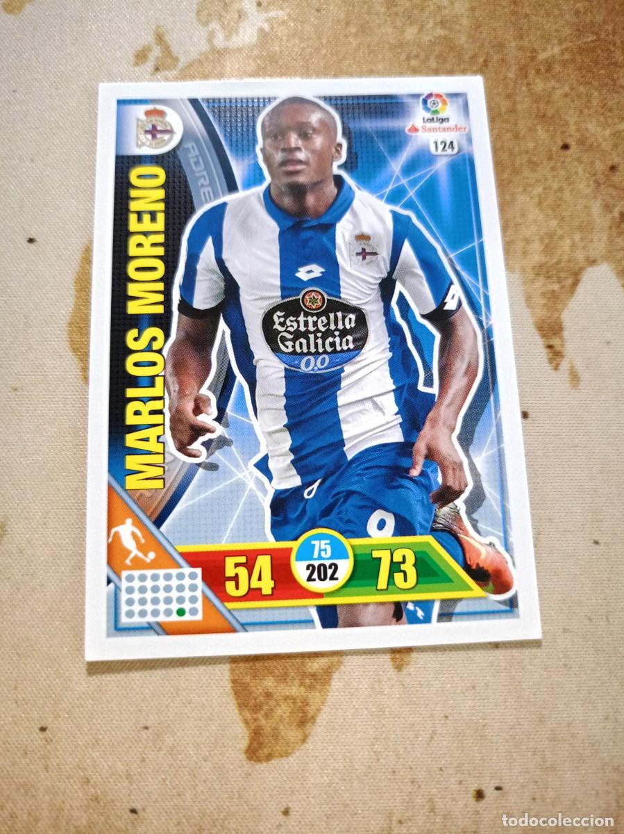 Cromos de f&uacute;tbol: Deportivo 124 MARLOS MORENO Adrenalyn 2016-17