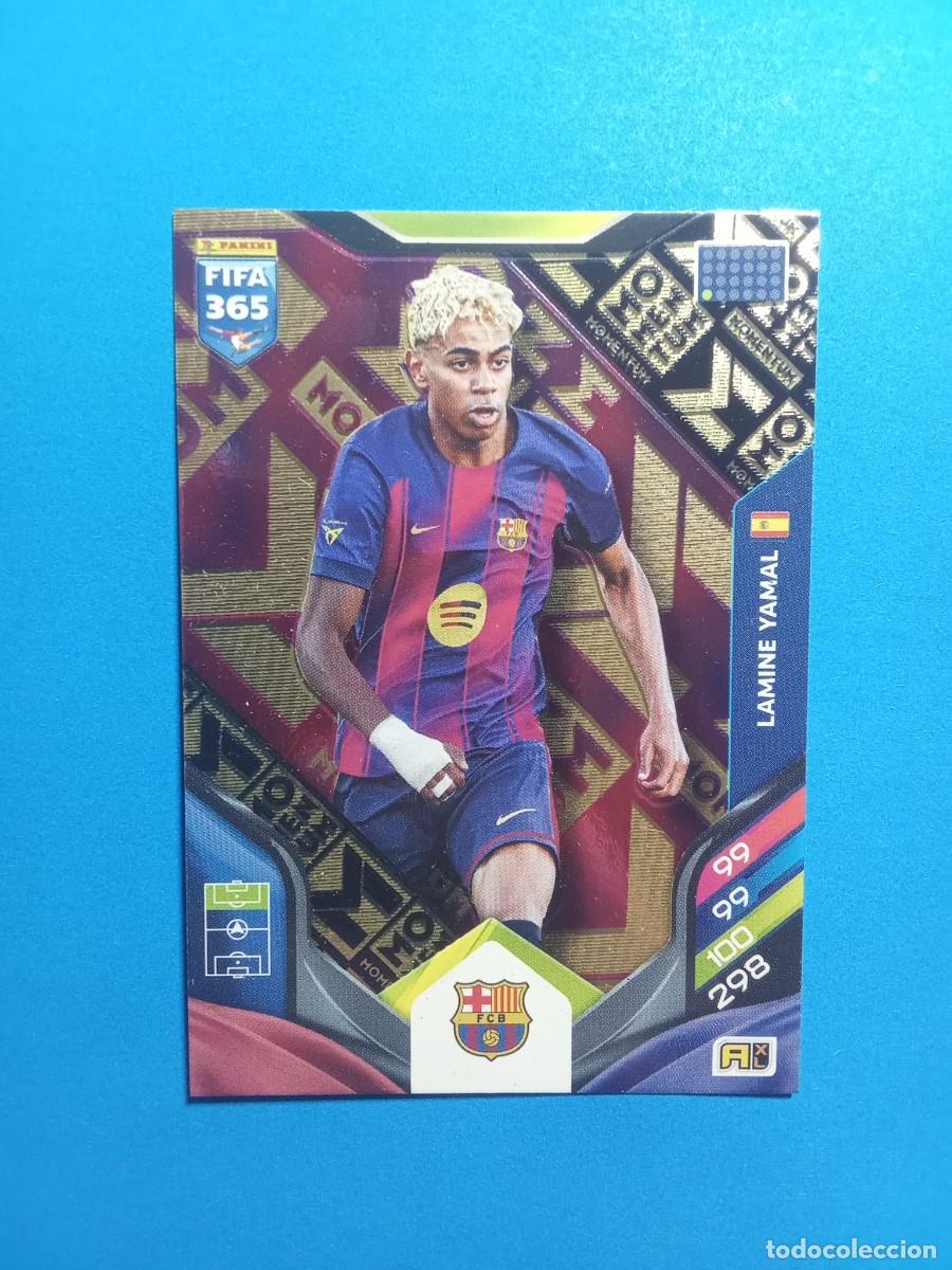 Cromos de F&uacute;tbol: MOMENTUM LAMINE YAMAL FIFA 365 2026 BARCELONA ADRENALYN 25-26