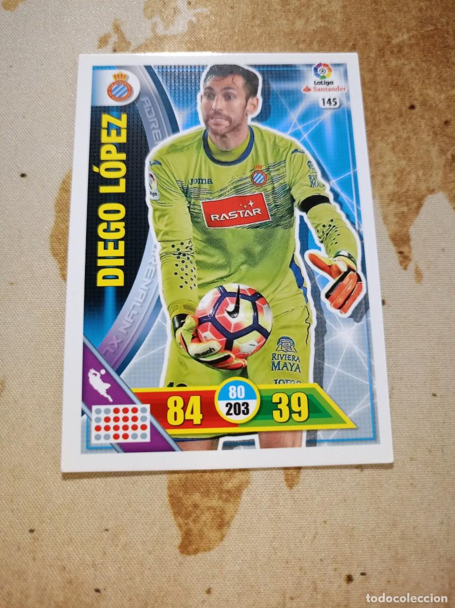 Fu&szlig;ball-Sticker: Espanyol 145 DIEGO L&Oacute;PEZ Adrenalyn 2016-17