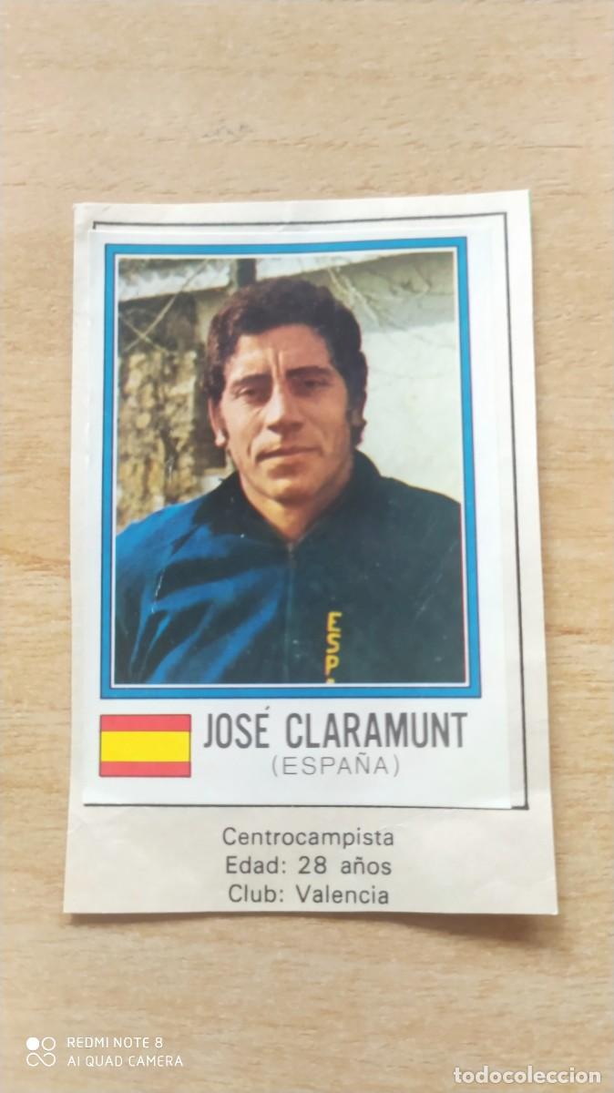 Figurine di Calcio: ESPA&Ntilde;A 375 CLARAMUNT VALENCIA -MUNICH 74 VULCANO -PANINI MUNDIAL 1974 WORLD CUP 1974 - C5