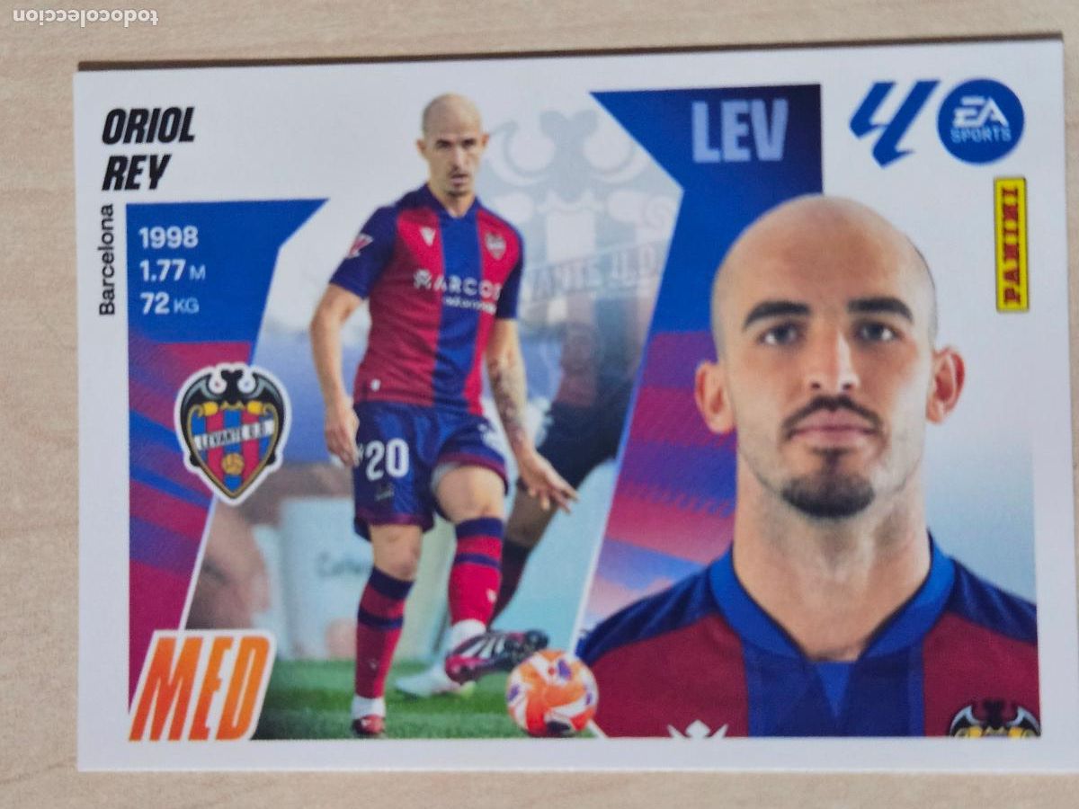 Football Stickers: CROMO N&ordm; 12 ORIOL REY - LEVANTE - EDICIONES ESTE 2025-26 - 25/26 (NUEVO)
