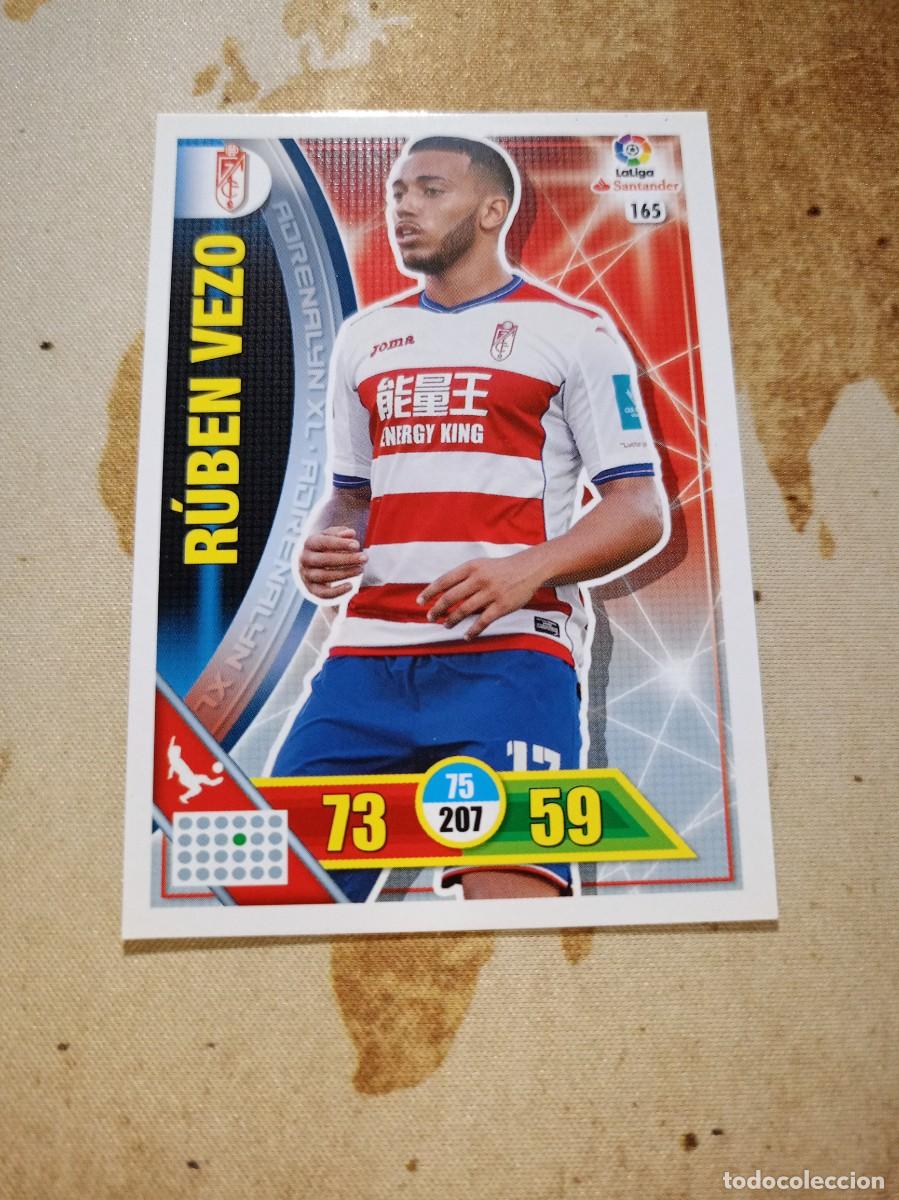 Fu&szlig;ball-Sticker: Granada 165 RUB&Eacute;N VEZO Adrenalyn 2016-17
