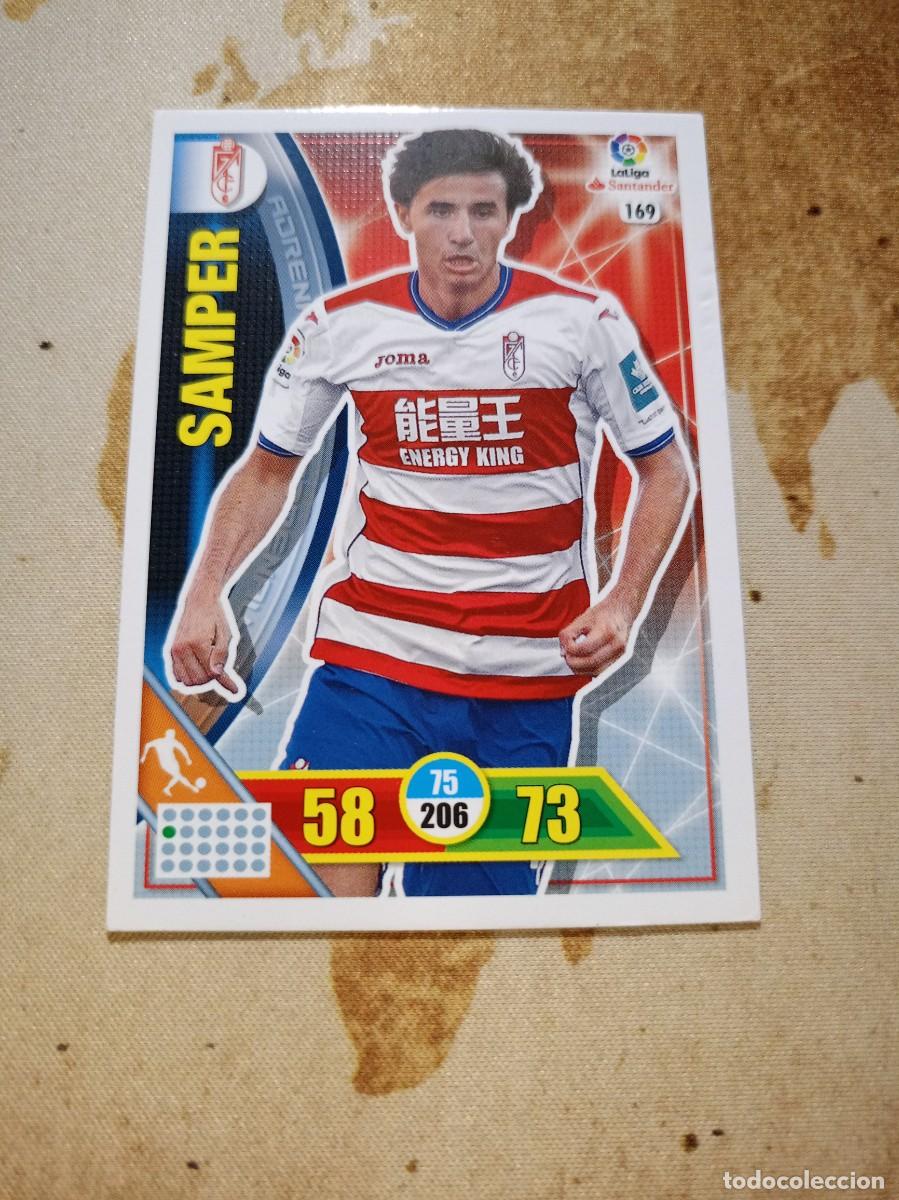 Cromos de F&uacute;tbol: Granada 169 SAMPER Adrenalyn 2016-17