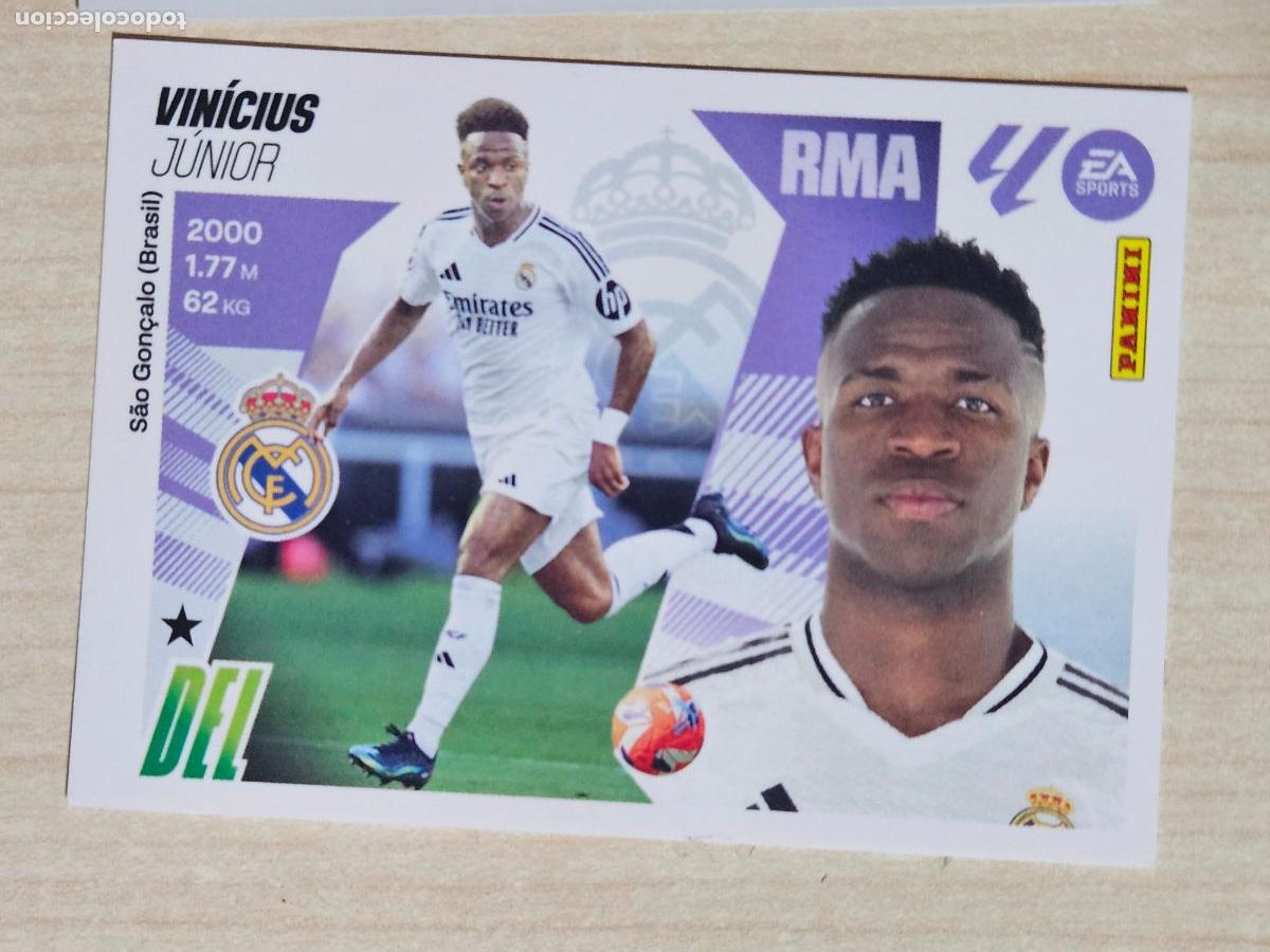 Cromos de f&uacute;tbol: CROMO N&ordm; 20 VINICIUS - REAL MADRID - EDICIONES ESTE 2025-26 - 25/26 (NUEVO)