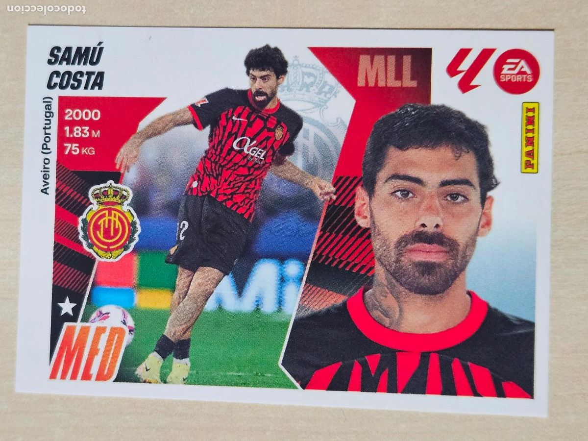 Football Stickers: CROMO N&ordm; 12 SAMU COSTA - MALLORCA - EDICIONES ESTE 2025-26 - 25/26 (NUEVO)