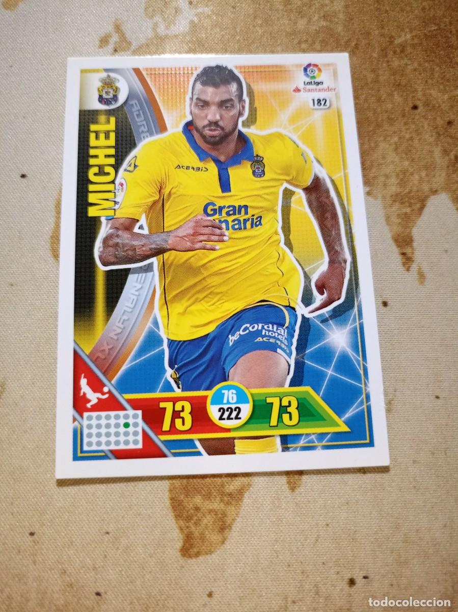 Fu&szlig;ball-Sticker: Las Palmas 182 MICHEL Adrenalyn 2016-17
