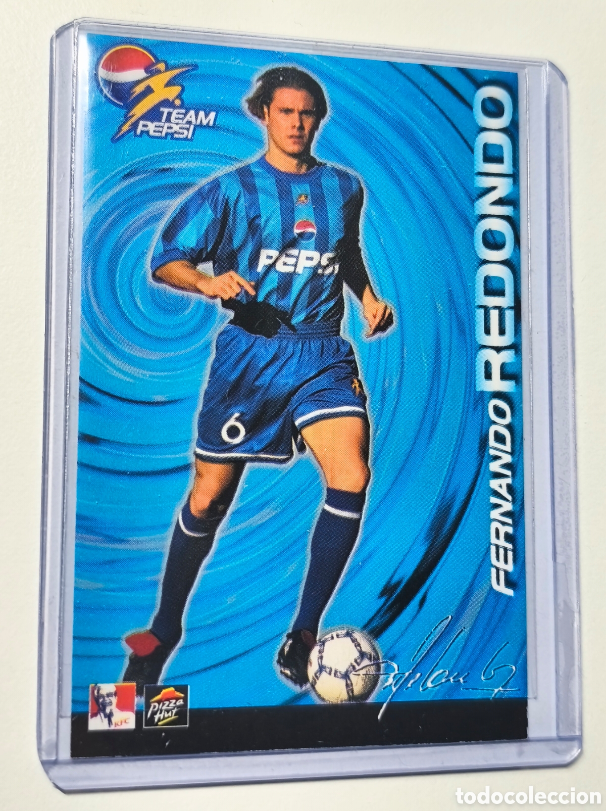 Cromos de F&uacute;tbol: Fernando REDONDO Team PEPSI